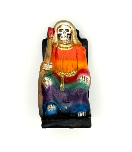 Throned Santa Muerte Figure
