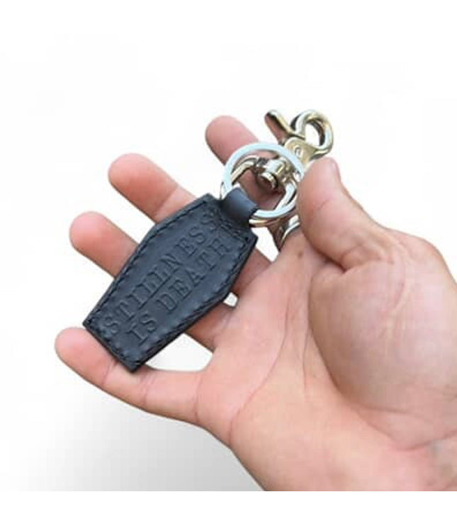 Sneakreaper Leather Keychain