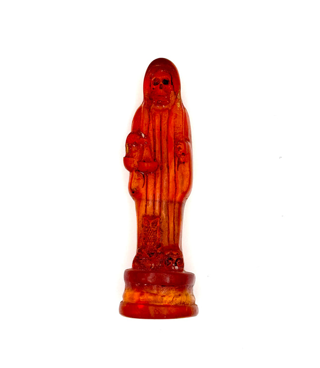 Vintage Resin Santa Muerte Statue