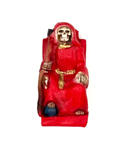 Throned Santa Muerte Figure