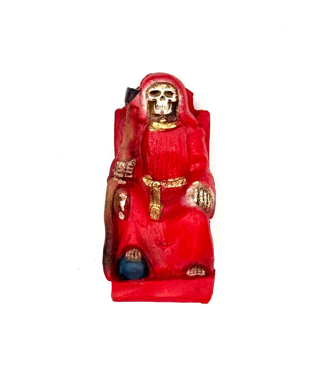 Throned Santa Muerte Figure