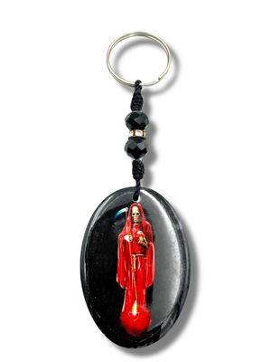 Resin w/ Full Color Santa Muerte Keychain