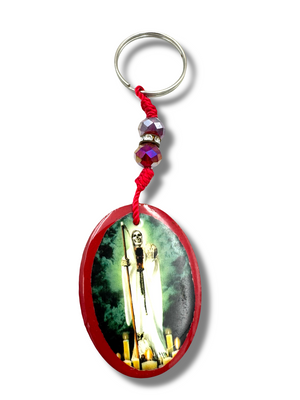 Resin w/ Full Color Santa Muerte Keychain