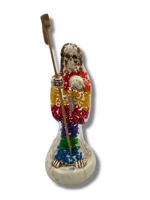 Loaded Santa Muerte Estatua de Tepito
