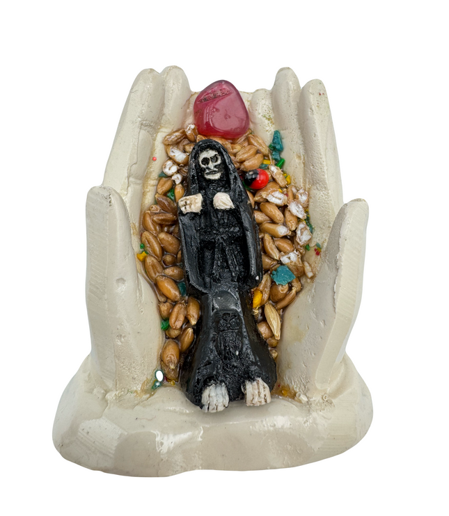 Offering Hands Crystal Loaded Figure