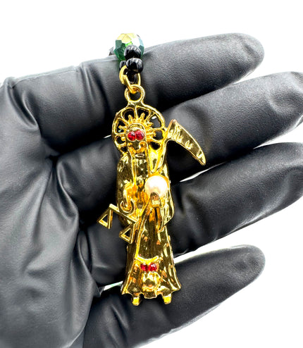Rosario Místico Verde De La Santa Muerte