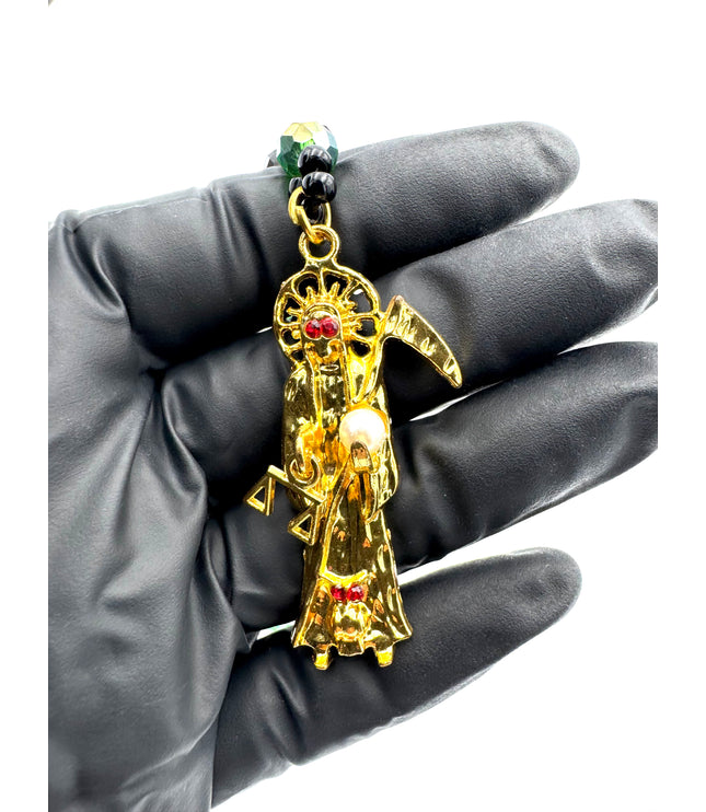 Rosario Místico Verde De La Santa Muerte