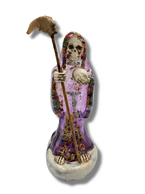 Loaded Santa Muerte Estatua de Tepito