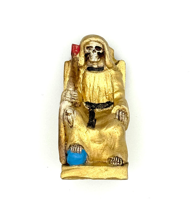 Throned Santa Muerte Figure