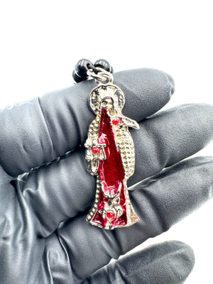 Rosario Negro Protector De La Santa Muerte Del Vacío