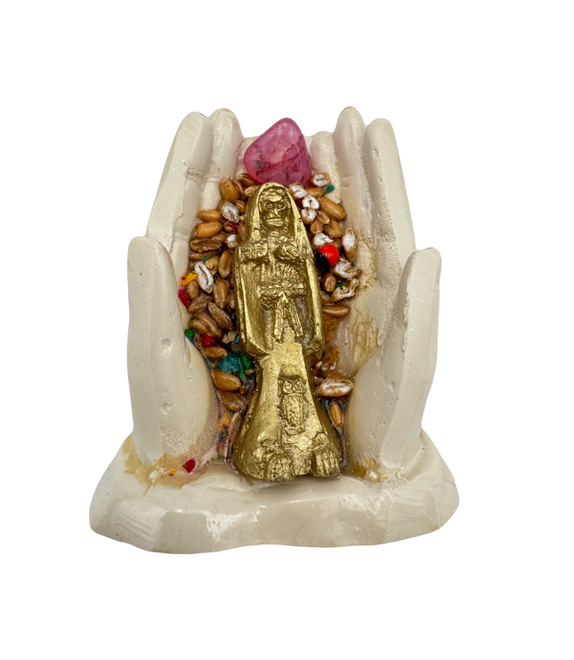 Offering Hands Crystal Loaded Figure