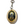 Vintage Leather Santa Muerte Keychain