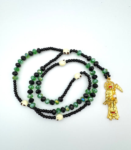 Rosario Místico Verde De La Santa Muerte