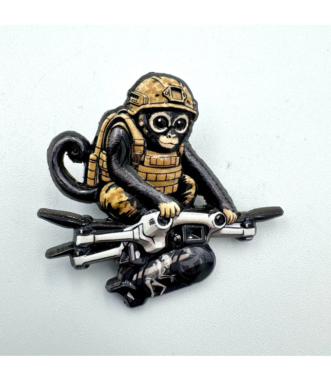 Sicario Monkey Drone Division Enamel Pin