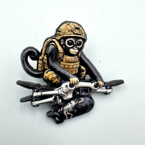 Sicario Monkey Drone Division Enamel Pin