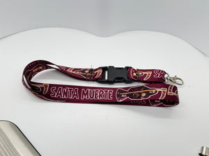 Santa Muerte Lanyard