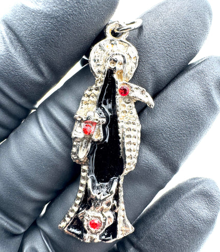 Rosario Negro Protector De La Santa Muerte Del Vacío