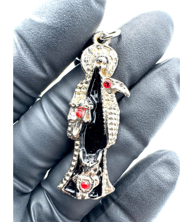 Rosario Negro Protector De La Santa Muerte Del Vacío