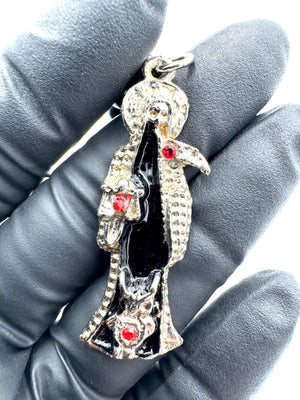 Rosario Negro Protector De La Santa Muerte Del Vacío