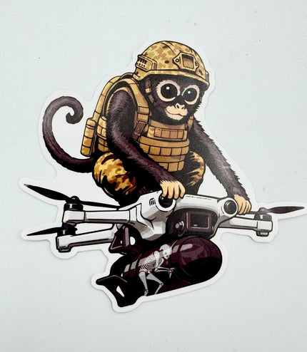 Sicario Monkey Drone Division Sticker