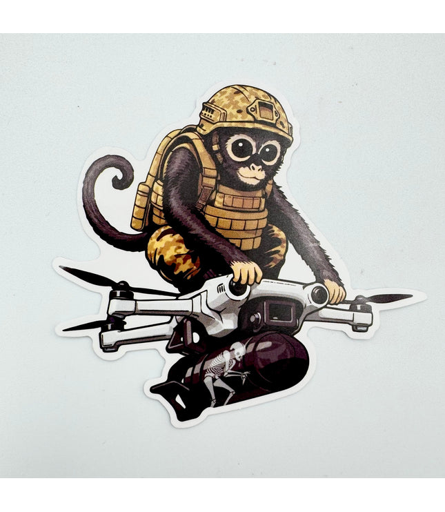 Sicario Monkey Drone Division Sticker