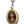 Vintage Leather Santa Muerte Keychain