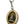 Vintage Leather Santa Muerte Keychain