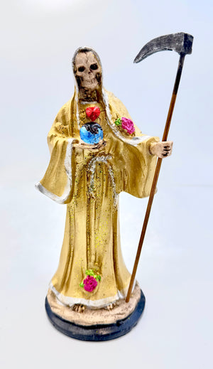 Rose Santa Muerte Devotional Statue