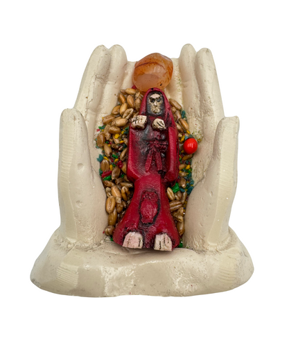 Offering Hands Crystal Loaded Figure