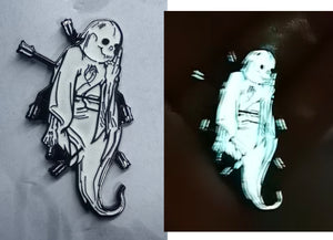 Poltergeist GITD Enamel Pin