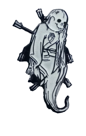 Poltergeist GITD Enamel Pin