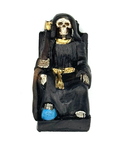 Throned Santa Muerte Figure
