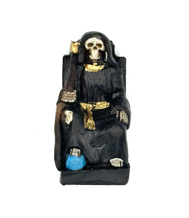 Throned Santa Muerte Figure