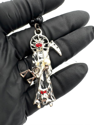 Rosario Negro Protector De La Santa Muerte Del Vacío