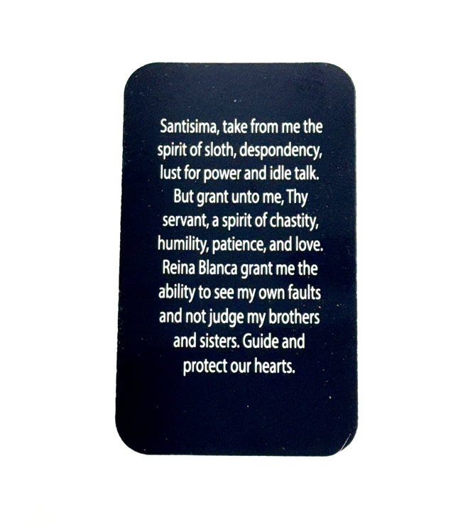Santísima Prayer Card