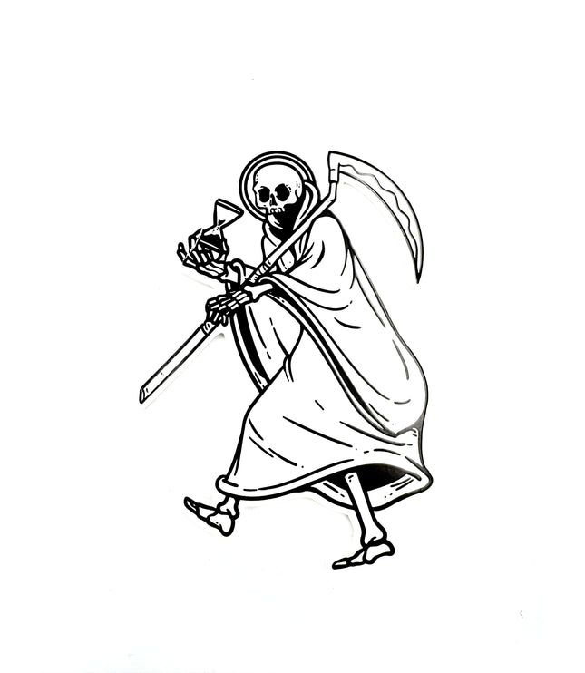 Traveling Santa Sticker