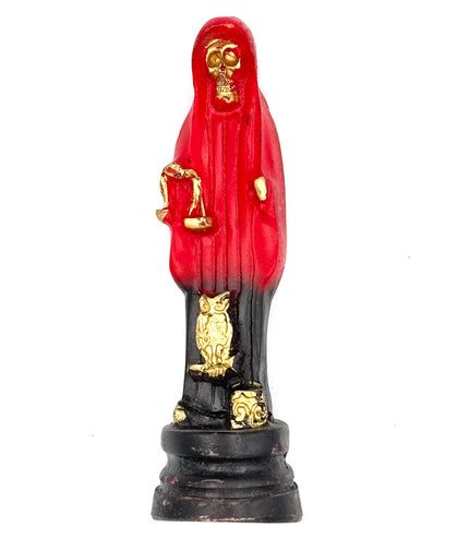 Vintage Resin Santa Muerte Statue