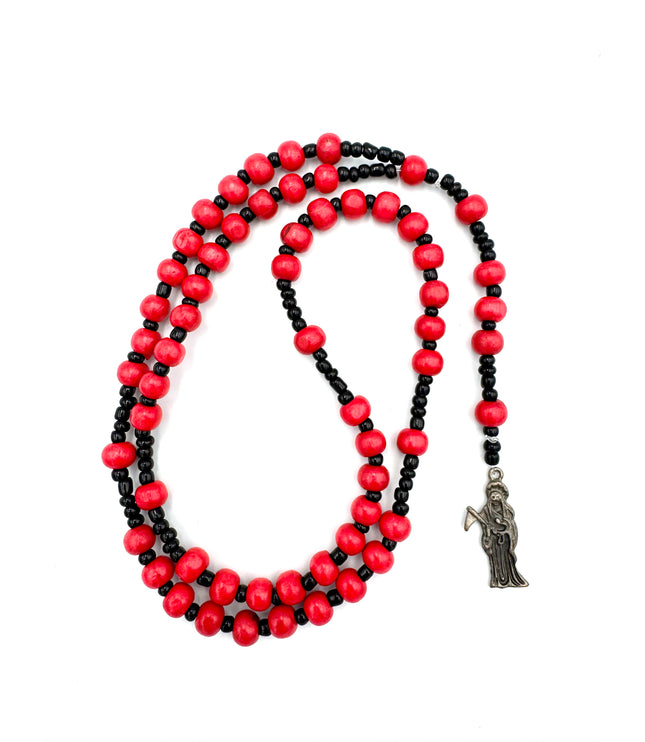 Collares De Reversa De La Santa Muerte
