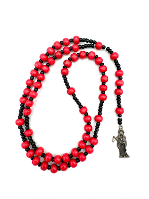 Collares De Reversa De La Santa Muerte