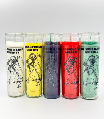 Veladoras Milagrosas de la Santísima Muerte Viajera