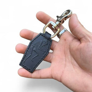 Sneakreaper Leather Keychain