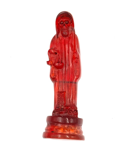 Vintage Resin Santa Muerte Statue