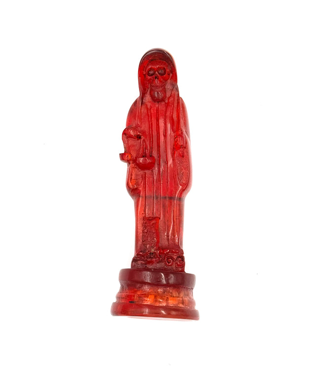 Vintage Resin Santa Muerte Statue