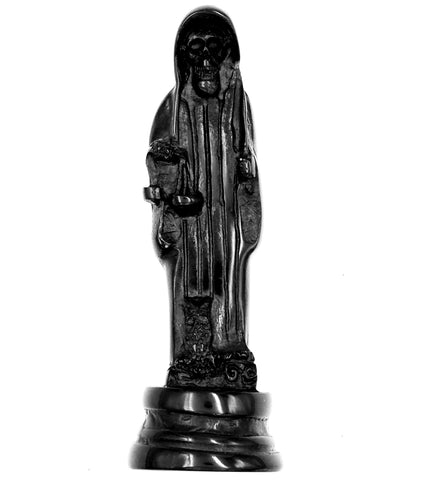 Vintage Resin Santa Muerte Statue