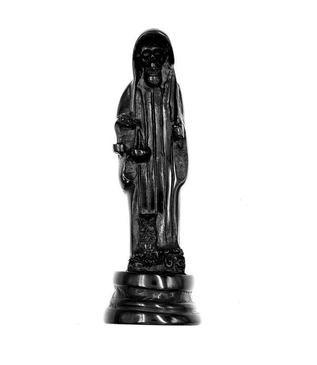 Vintage Resin Santa Muerte Statue