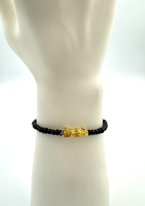 Pulsera Negra De Protección Y Abundancia