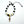 Beaded Santa Muerte Pulsera