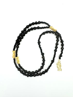 Rosario Negro Protector Santa Muerte Rosario