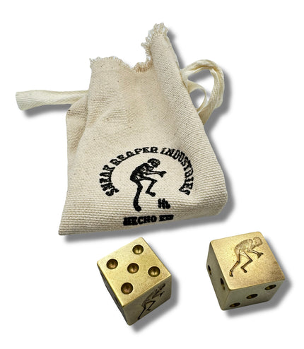 Hooligan H.C. Custom Sneakreaper Brass Dice