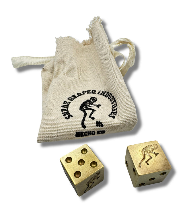 Hooligan H.C. Custom Sneakreaper Brass Dice